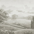 Hilltop House, Beige Mural Wallpaper - pure wallpaper artwork