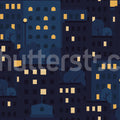 Big City, Midnight Mural Wallpaper - pure wallpaper artwork