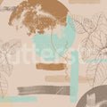Abstract Retro, Pastel Mural Wallpaper - pure wallpaper artwork