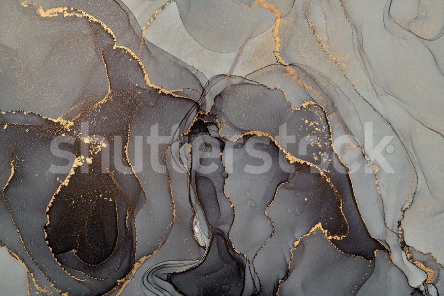 Onyx, Black Mural Wallpaper