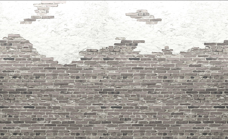 Ivory Bricks, Soft Mural Wallpaper