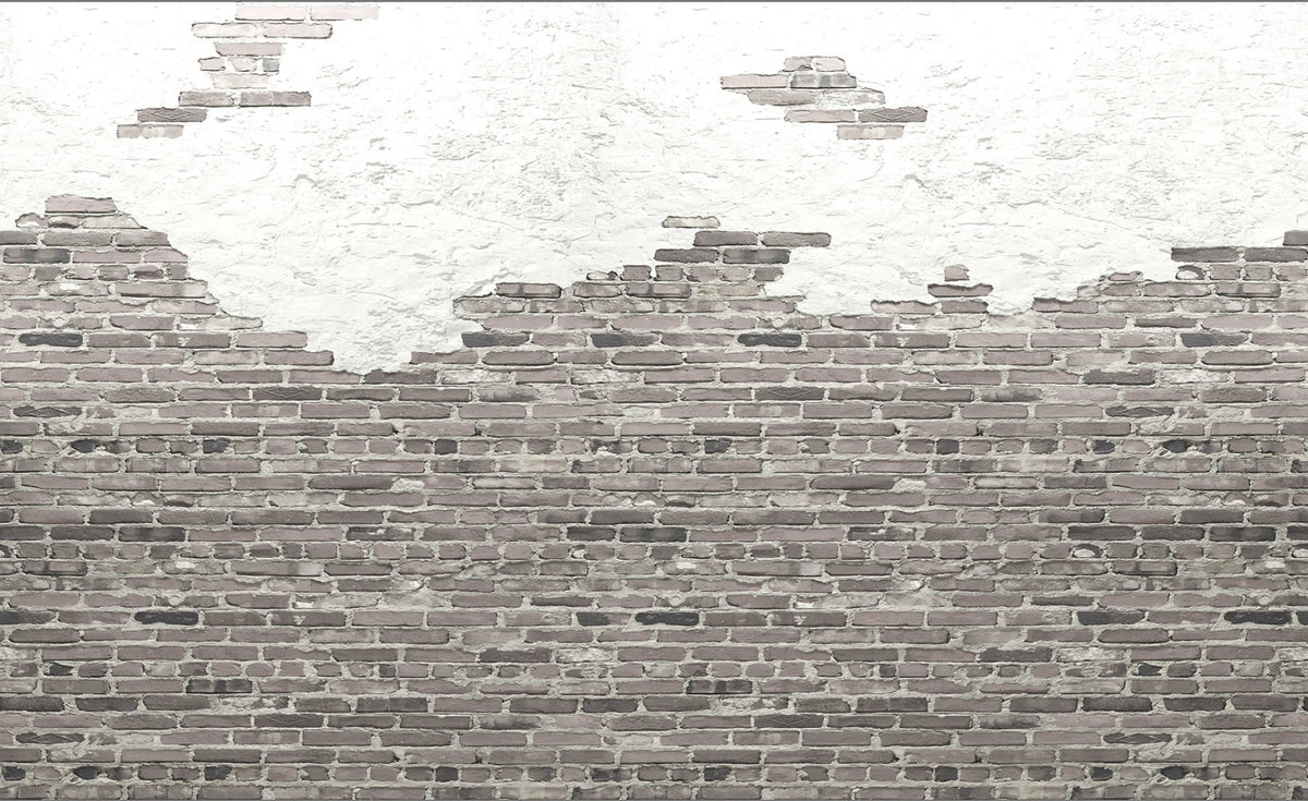 Ivory Bricks, Soft Mural Wallpaper - pure wallpaper artwork