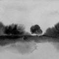 Stormy Forest, Black & White Mural Wallpaper - pure wallpaper artwork