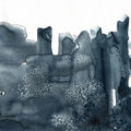 Watercolor City, Blue Mural Wallpaper - pure wallpaper artwork