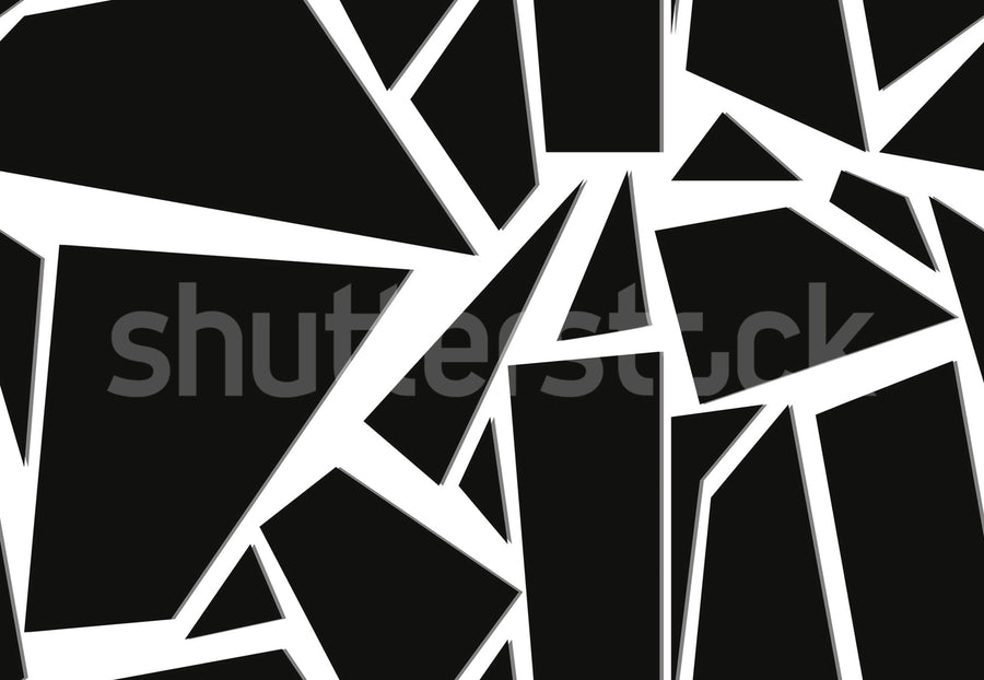 Bold Mosaic, Graphite Mural Wallpaper