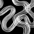 Ink Stripes, Black Mural Wallpaper - pure wallpaper artwork