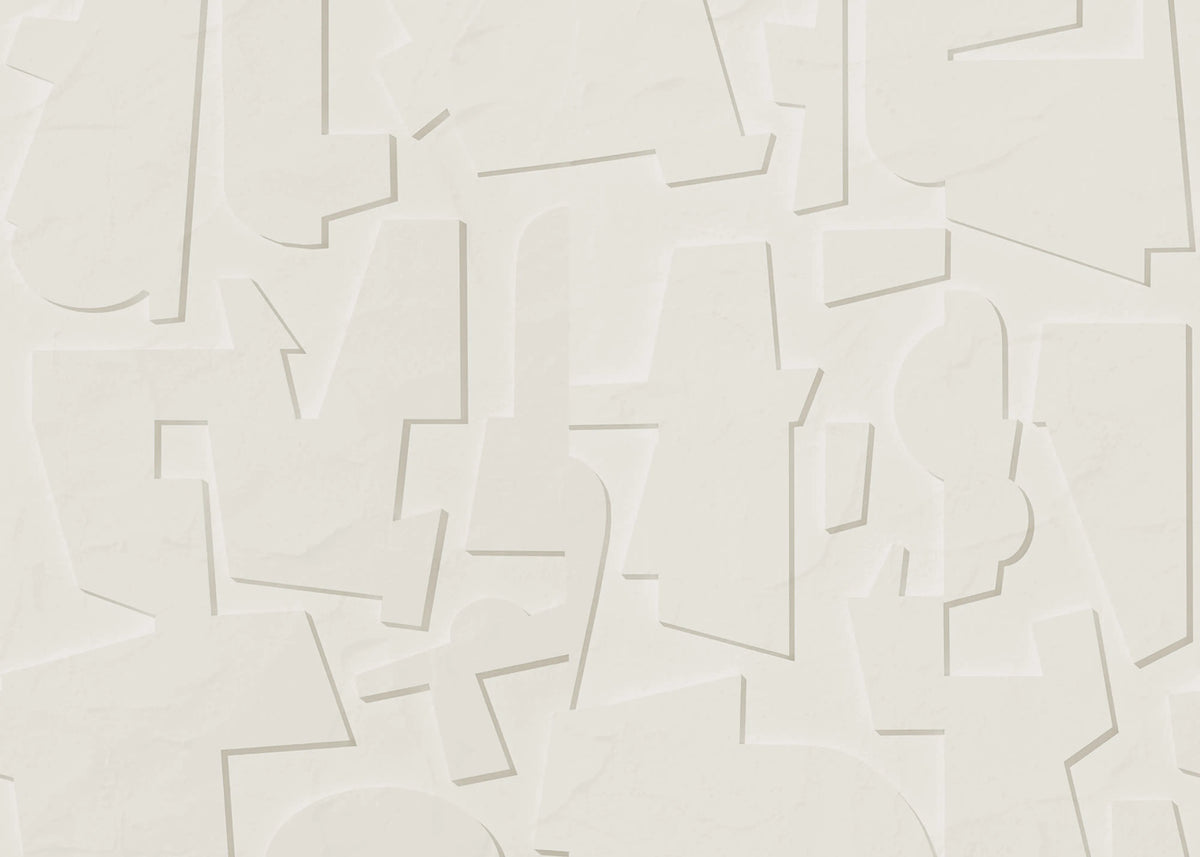 Abstract Wood, White Mural Wallpaper - pure wallpaper artwork