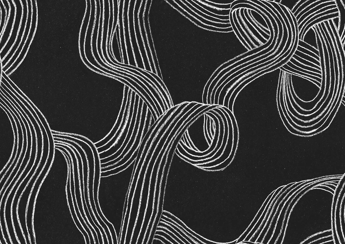 Stripes Repeatable, Black Mural Wallpaper - pure wallpaper artwork