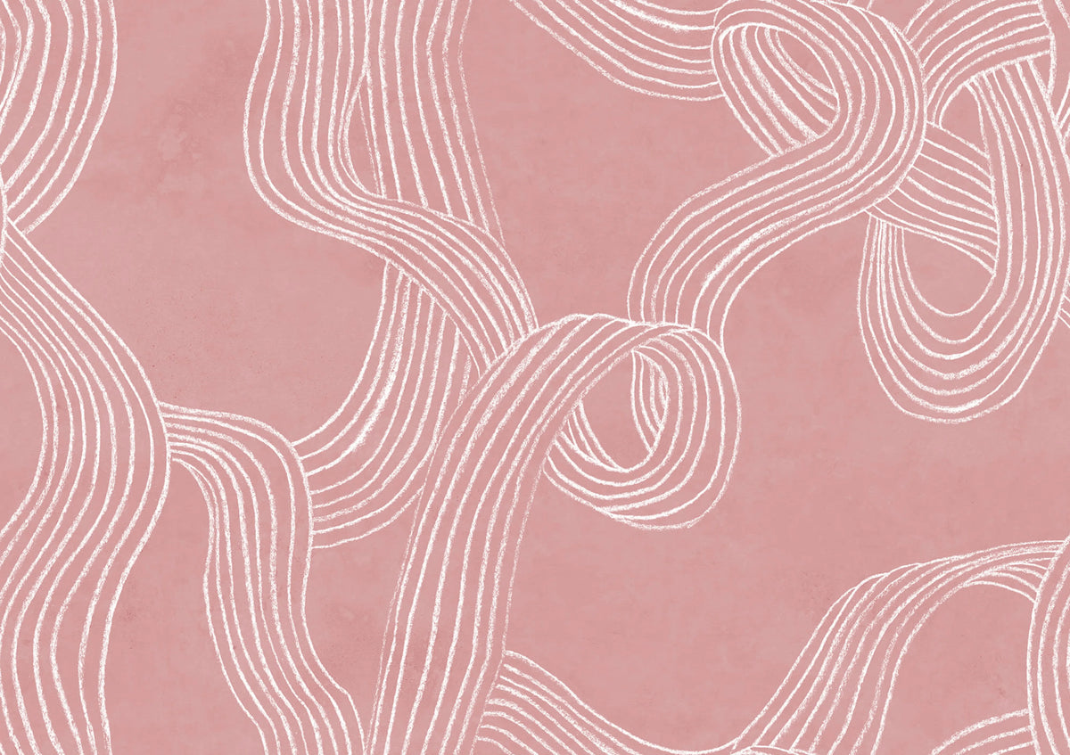 Stripes Repeatable, Pink Mural Wallpaper - pure wallpaper artwork