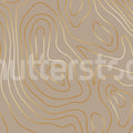 Topographic, Beige Mural Wallpaper - pure wallpaper artwork