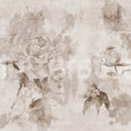 Rose Garden, Gray Mural Wallpaper - pure wallpaper artwork
