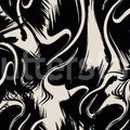 Artistic Shapes, Graphite Mural Wallpaper - pure wallpaper artwork
