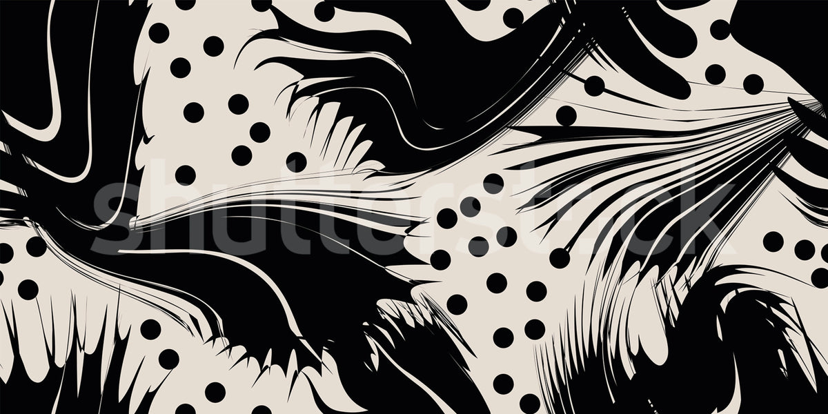Modern Graphic, Graphite Mural Wallpaper - pure wallpaper artwork