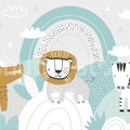 Jolly Jungle, Soft Mural Wallpaper - pure wallpaper artwork