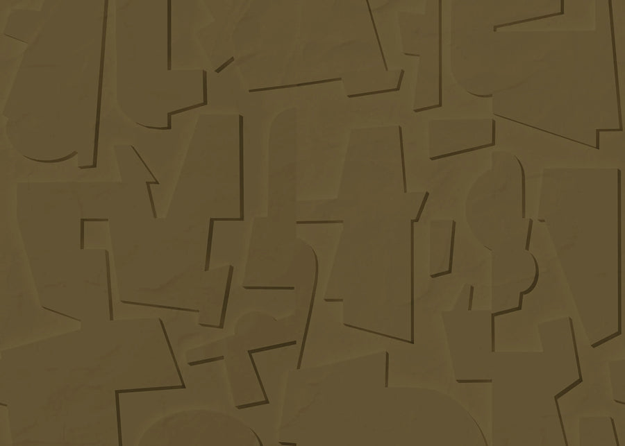 Abstract Wood, Brown Mural Wallpaper