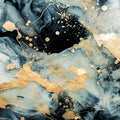 Marble Stream, Blue Mural Wallpaper - pure wallpaper artwork