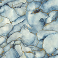 Agate Dreams, Blue Mural Wallpaper - pure wallpaper artwork
