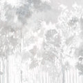 Painted Forest, Gray Mural Wallpaper - pure wallpaper artwork