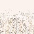 Straw Meadow, Beige Mural Wallpaper - pure wallpaper artwork