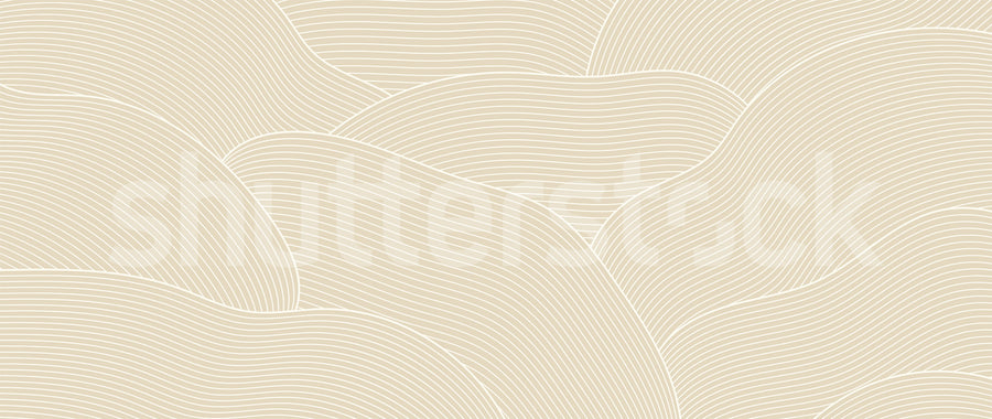 Drawn Hills, Beige Mural Wallpaper