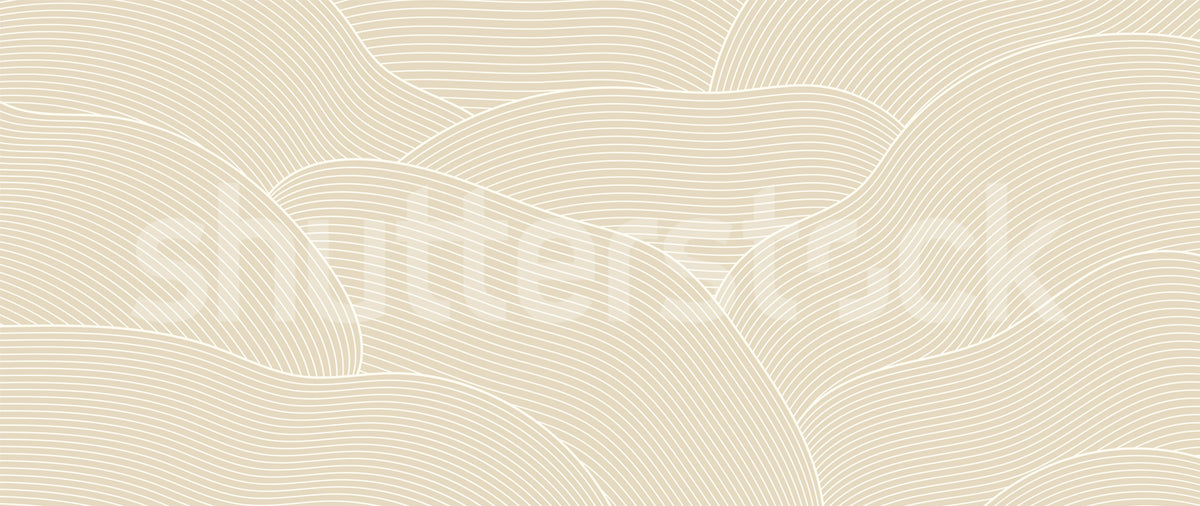 Drawn Hills, Beige Mural Wallpaper - pure wallpaper artwork