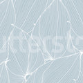 Big Leafs, Baby Blue Mural Wallpaper - pure wallpaper artwork