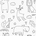 Sketches, Black & White Mural Wallpaper - pure wallpaper artwork