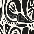 Abstract Forms, Black & white Mural Wallpaper - pure wallpaper artwork