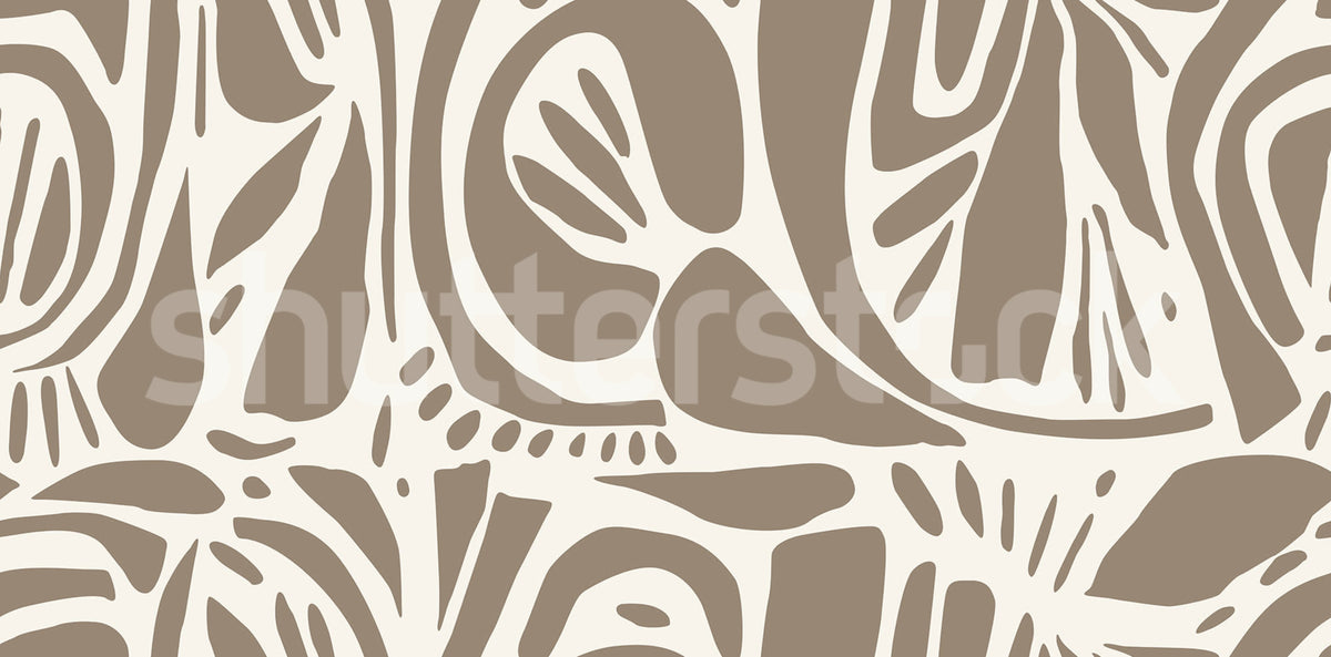 Abstract Forms, Nougat Mural Wallpaper - pure wallpaper artwork