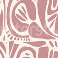 Abstract Forms, Soft Pink Mural Wallpaper - pure wallpaper artwork