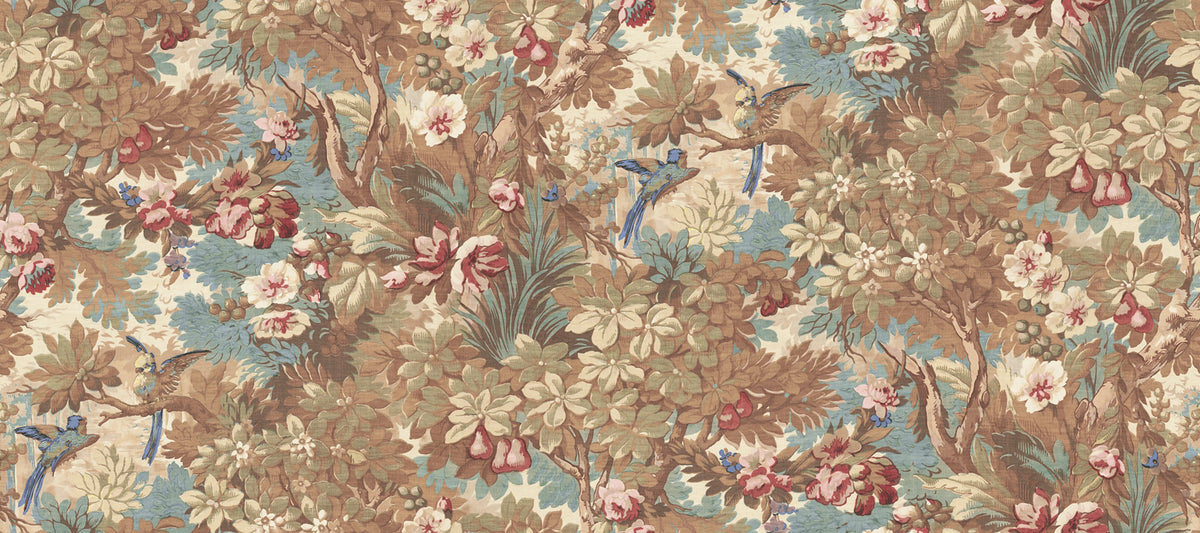 Lush Grove, Orange Mural Wallpaper - pure wallpaper artwork