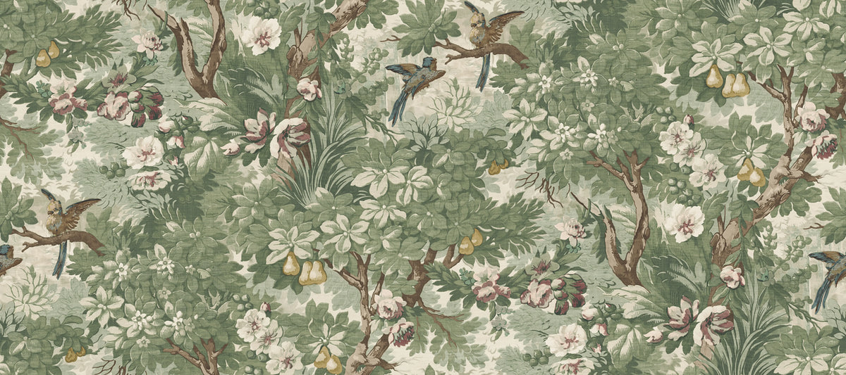 Lush Grove, Green Mural Wallpaper - pure wallpaper artwork