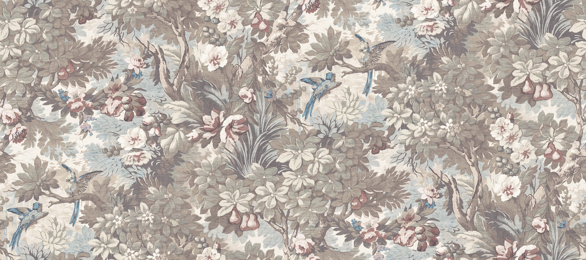 Lush Grove, Gray Mural Wallpaper - pure wallpaper artwork