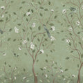 Chinoiserie Dream, Green Mural Wallpaper - pure wallpaper artwork