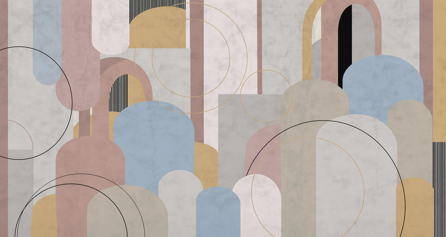 Lovely Arches, Multi Mural Wallpaper