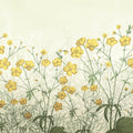 Vintage Buttercups, Yellow Mural Wallpaper - pure wallpaper artwork