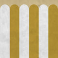 Circus Stripes, Mustard Mural Wallpaper - pure wallpaper artwork