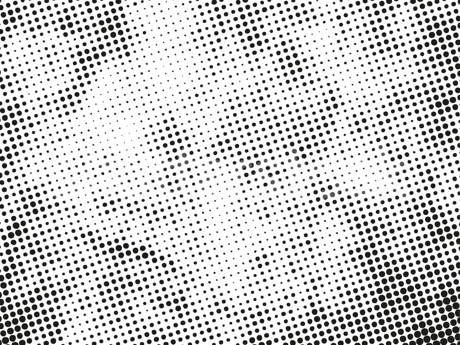 Raster, Black & White Mural Wallpaper