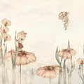 Bloomy Fields of Marion, Off White Mural Wallpaper - pure wallpaper artwork