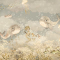 Water Song, Ocean Blue Mural Wallpaper - pure wallpaper artwork