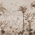 Magnolia Jungle, Beige Mural Wallpaper - pure wallpaper artwork