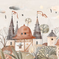 Rabbit Town, Autumn Mural Wallpaper - pure wallpaper artwork