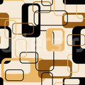 Retro Squares, Brown Mural Wallpaper - pure wallpaper artwork