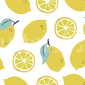 Lemons, Yellow Mural Wallpaper - pure wallpaper artwork