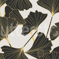 Big Ginko, Black & White Mural Wallpaper - pure wallpaper artwork