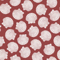 Bold Shell, Red Mural Wallpaper - pure wallpaper artwork