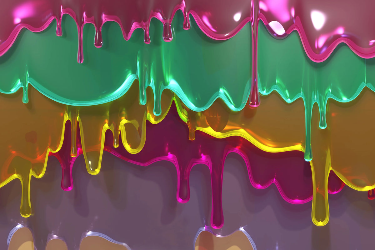 Dripping, Lollipop Mural Wallpaper - pure wallpaper artwork