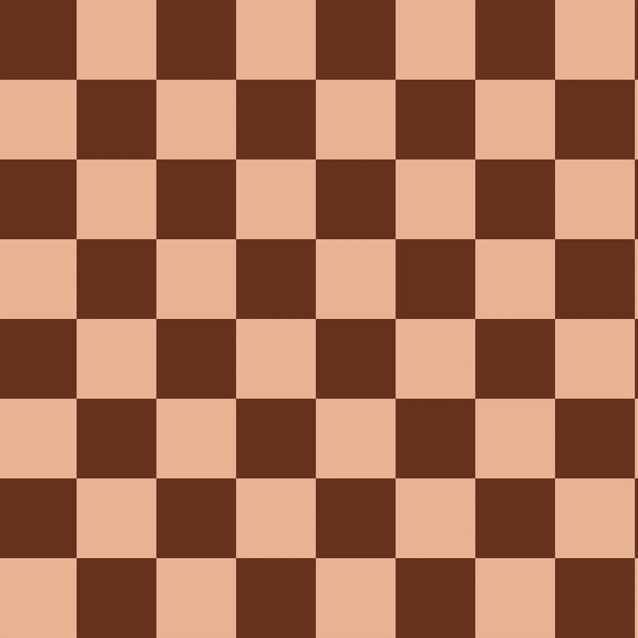 Happy Squares, Apricot Mural Wallpaper