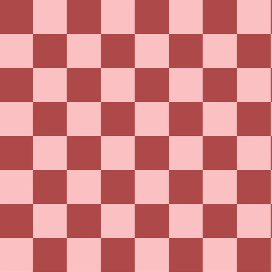 Happy Squares, Raspberry Mural Wallpaper