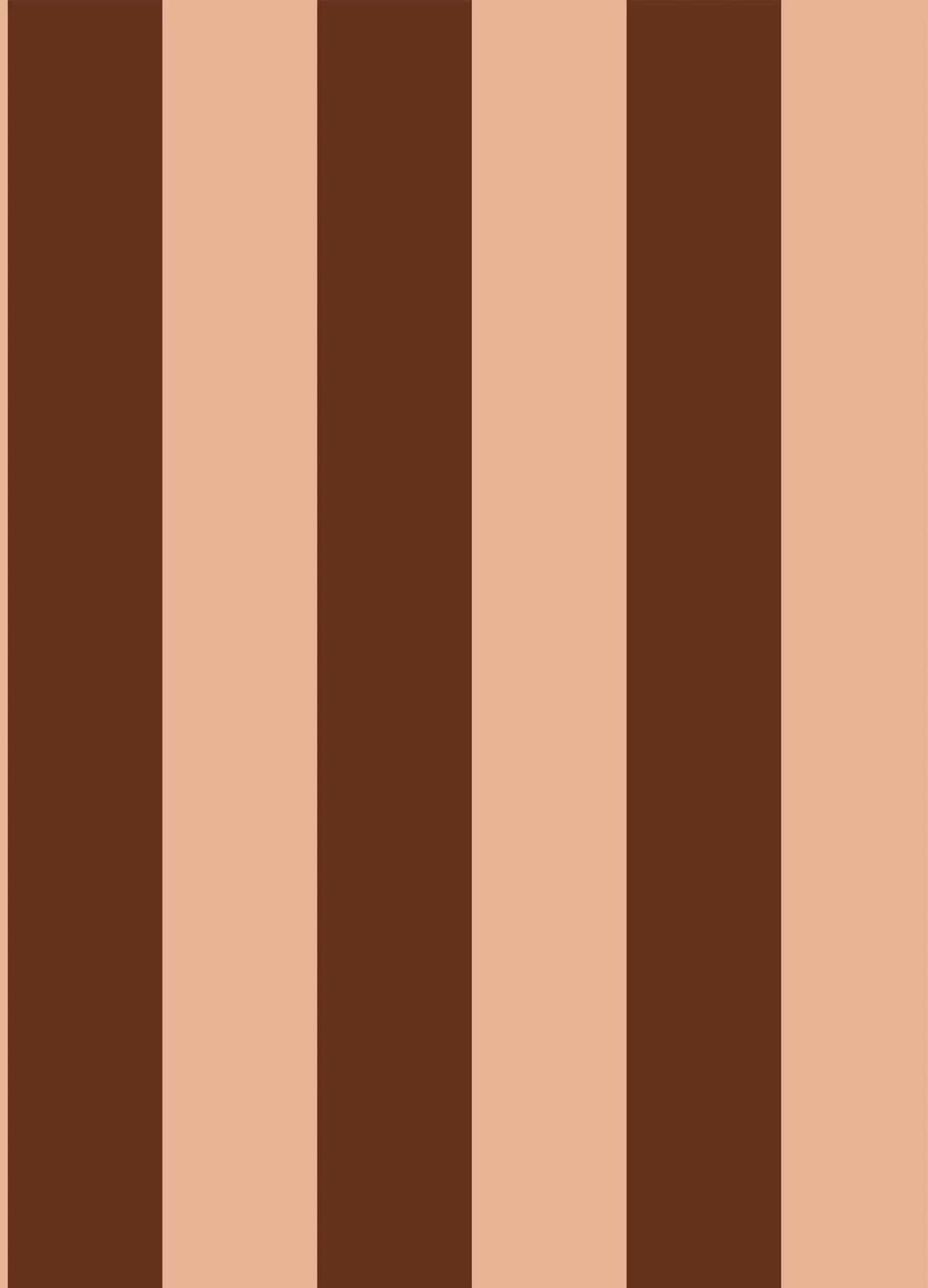 Happy Stripes, Apricot Mural Wallpaper - pure wallpaper artwork